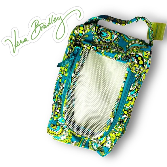 Vera Bradley Handbags - Vera Bradley Limited Ed Retired Peacock Shoe Bag
